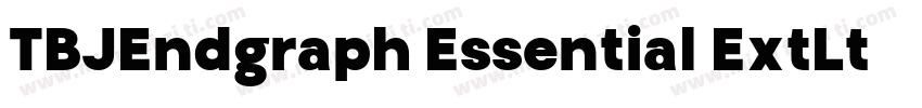 TBJEndgraph Essential ExtLt字体转换